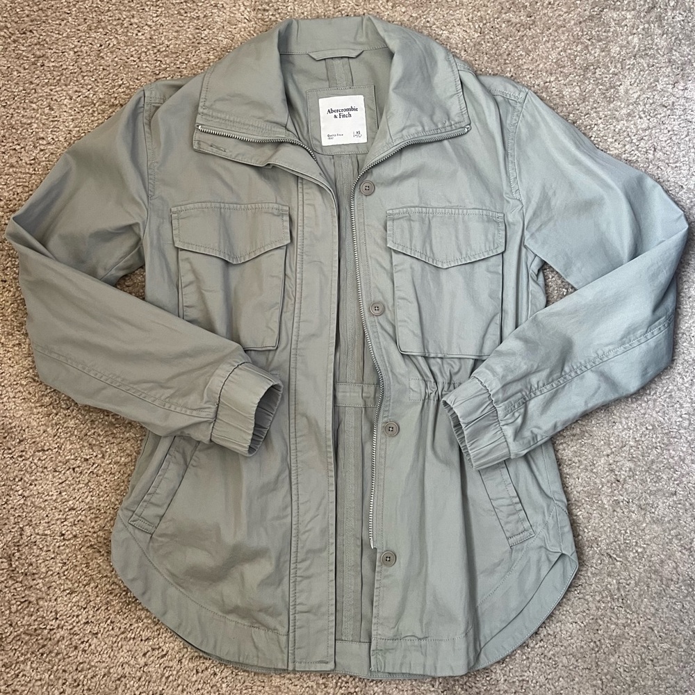 Abercrombie Green Jacket NWOT